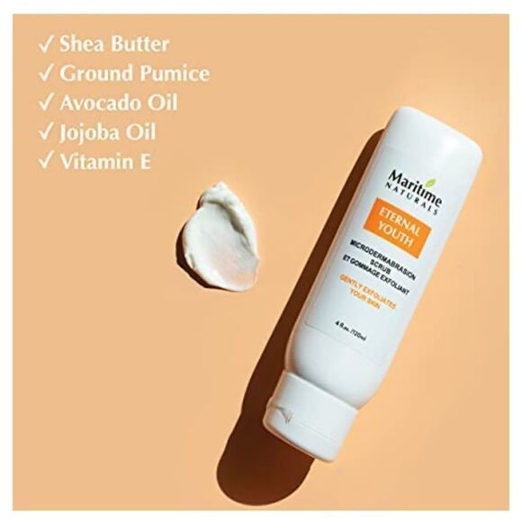 𝅺⭐️MARITIME Naturals Microdermabrasion Scrub Cream Eternal Youth⭐️ - Picture 4 of 6